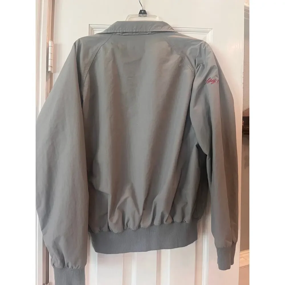 Patagonia Nylon Bomber Jacket Men Small Gray Hiking Lightweight Coat Outdoor